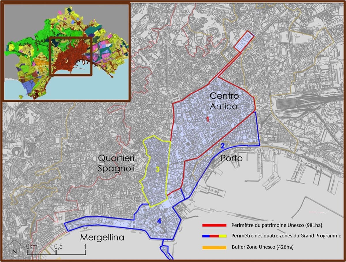 Mapa de nàpols centre històric
