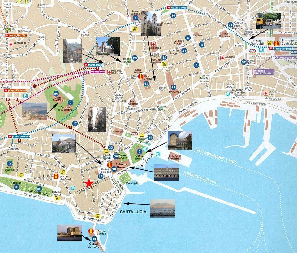Mapa del port de nàpols