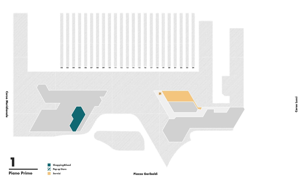 Mapa de napoli centrale
