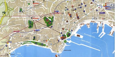 Napoli mapa de la ciutat