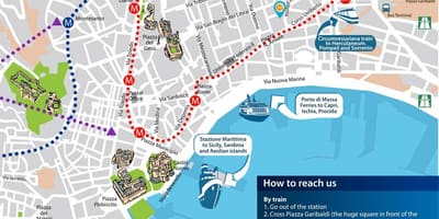 Nàpols estació central de tren mapa