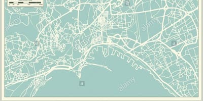 Mapa de nàpols itàlia ciutat