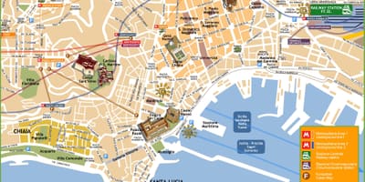 Nàpols centre mapa