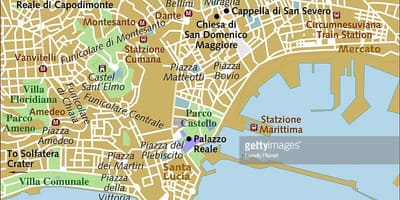 Nàpols mapa de la ciutat