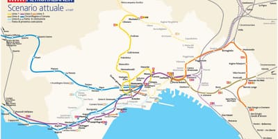 Mapa de nàpols metro