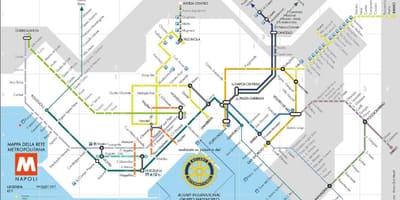 Nàpols transport mapa