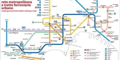 Nàpols autobús mapa