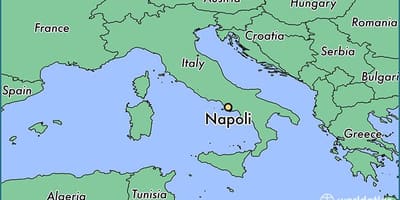 Mapa de napoli itàlia
